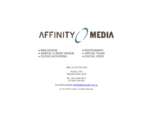 Tablet Screenshot of affinitymedia.com.au